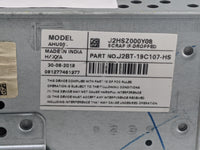 2018-2019 Ford Ecosport Radio AM FM Cd Player Receiver Replacement P/N:J2HSZ000Y08 J2BT-19C107-HS, AHU00 Fits Fits 2018 2019