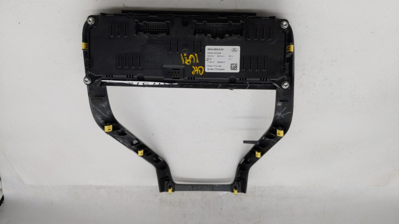 2018-2020 Ford Ecosport Climate Control Module Temperature AC/Heater Replacement P/N:GN15-18C612-CG GN15-18C612-CH Fits OEM 