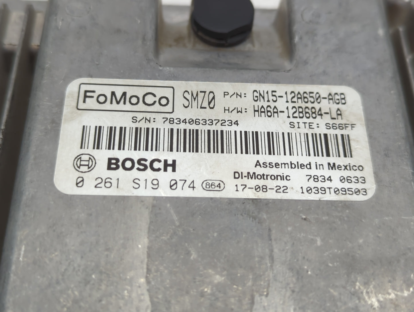 2018-2021 Ford Ecosport PCM Engine Control Computer ECU ECM PCU OEM P/N:GN15-12A650-AGB JN15-12A650-BSA Fits OEM Used Auto P