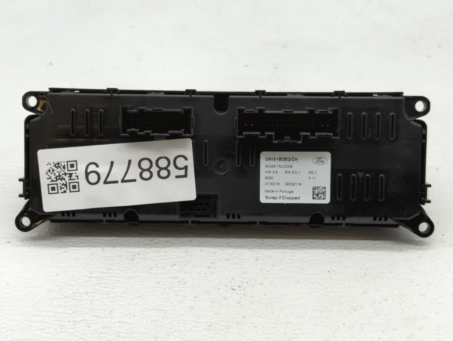 2018-2020 Ford Ecosport Climate Control Module Temperature AC/Heater Replacement P/N:GN15-18C612-CH GN15-18C612-GH Fits OEM 