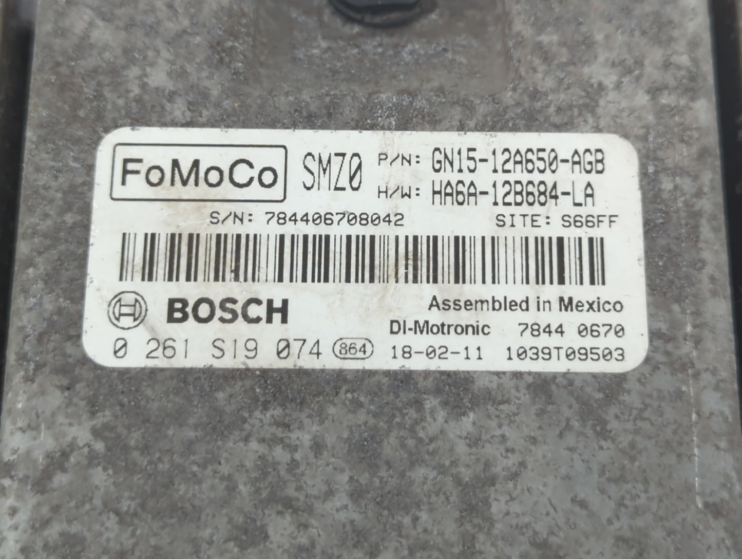 2018-2021 Ford Ecosport PCM Engine Control Computer ECU ECM PCU OEM P/N:GN15-12A650-AGB Fits Fits 2018 2019 2020 2021 OEM Us