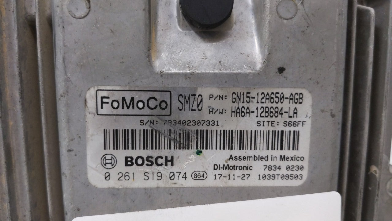 2018-2021 Ford Ecosport PCM Engine Control Computer ECU ECM PCU OEM P/N:GN15-12A650-AGB Fits Fits 2018 2019 2020 2021 OEM Us