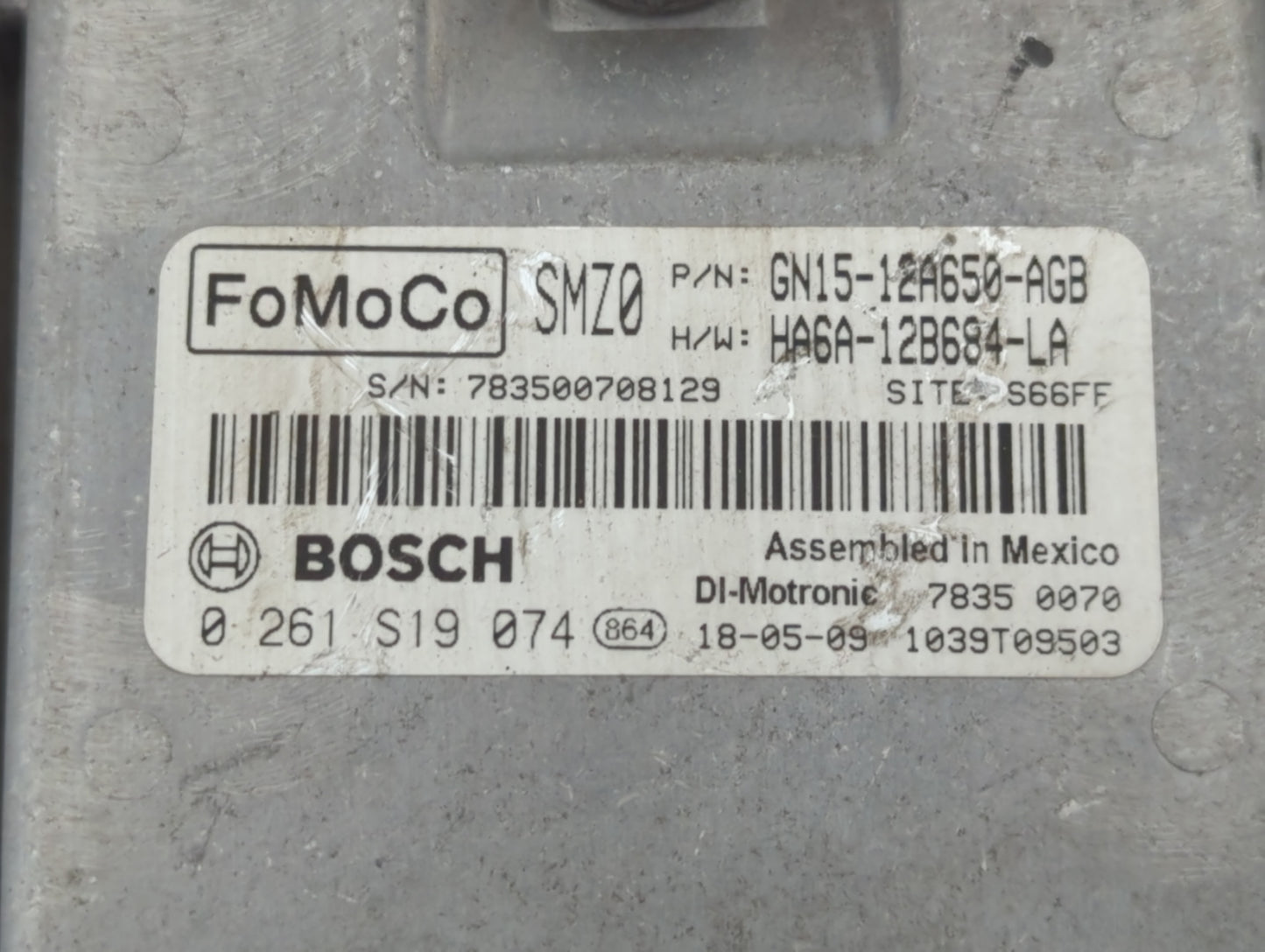 2018-2021 Ford Ecosport PCM Engine Control Computer ECU ECM PCU OEM P/N:HA6A-12B684-LA GN15-12A650-AGB Fits OEM Used Auto Pa