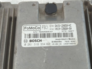 2018-2022 Ford Ecosport PCM Engine Control Computer ECU ECM PCU OEM P/N:GN15-12A650-NC Fits Fits 2018 2019 2020 2021 2022 OEM Used Auto Parts
