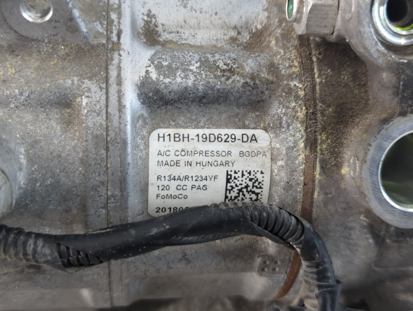 2018-2021 Ford Ecosport Air Conditioning A/c Ac Compressor Oem - Oemusedautoparts1.com