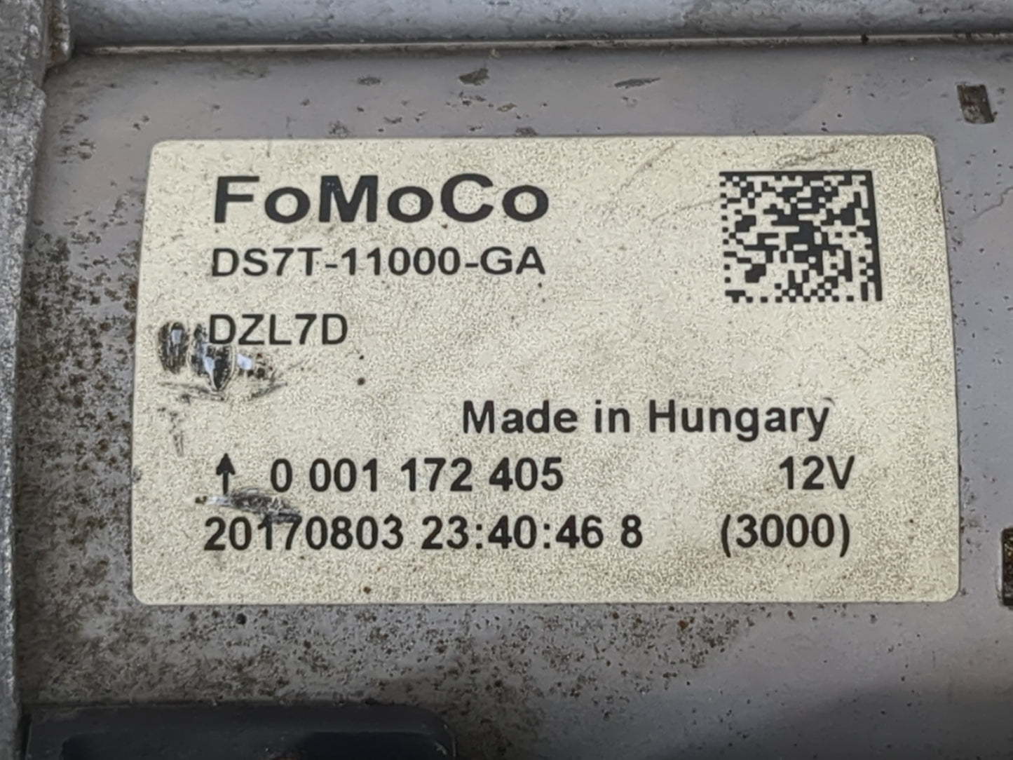 2014-2018 Ford Edge Car Starter Motor Solenoid OEM P/N:DS7T-11000-GA Fits Fits 2012 2013 2014 2015 2016 2017 2018 2019 2020 