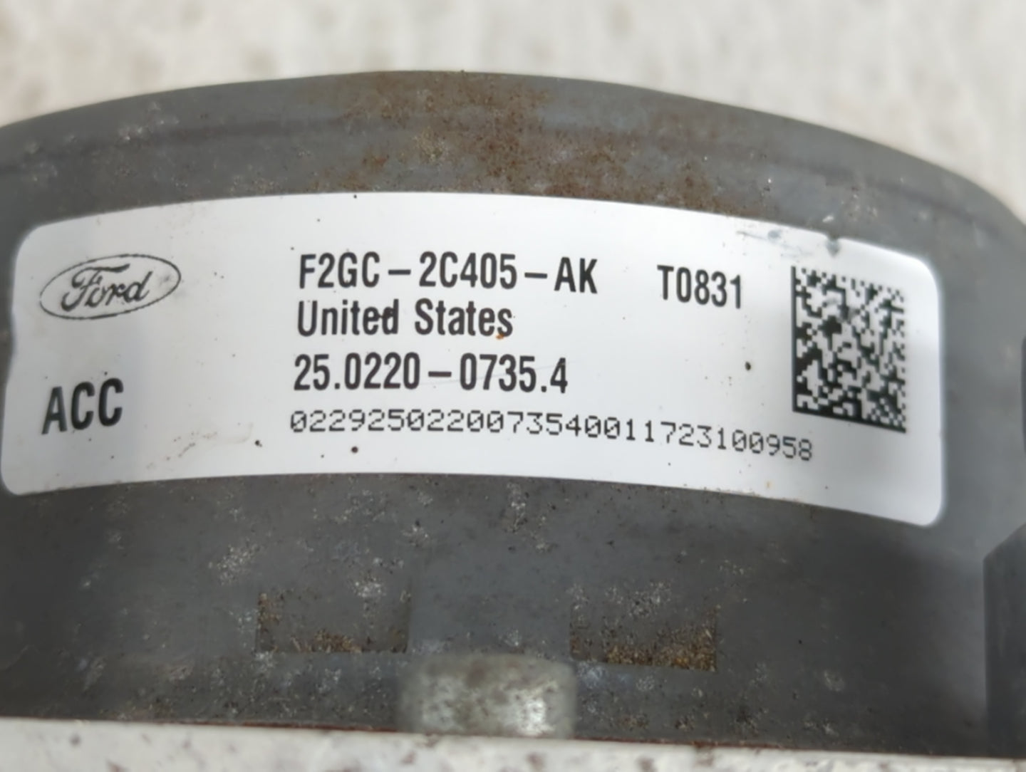 2015-2018 Ford Edge ABS Pump Control Module Replacement P/N:F2GC-2C405-AK Fits Fits 2015 2016 2017 2018 OEM Used Auto Parts 