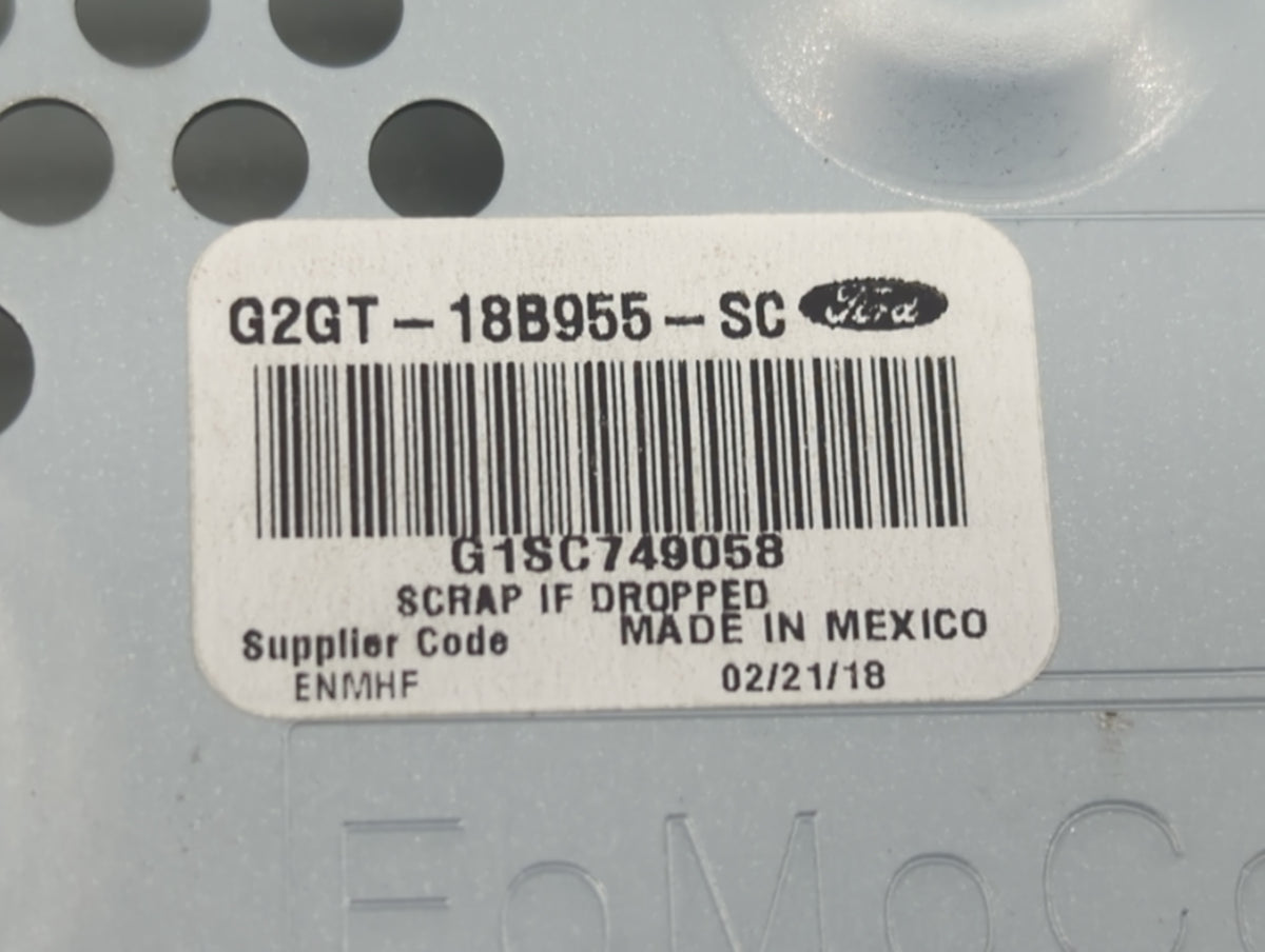 2016-2018 Ford Edge Information Radio Display Screen - Oemusedautoparts1.com