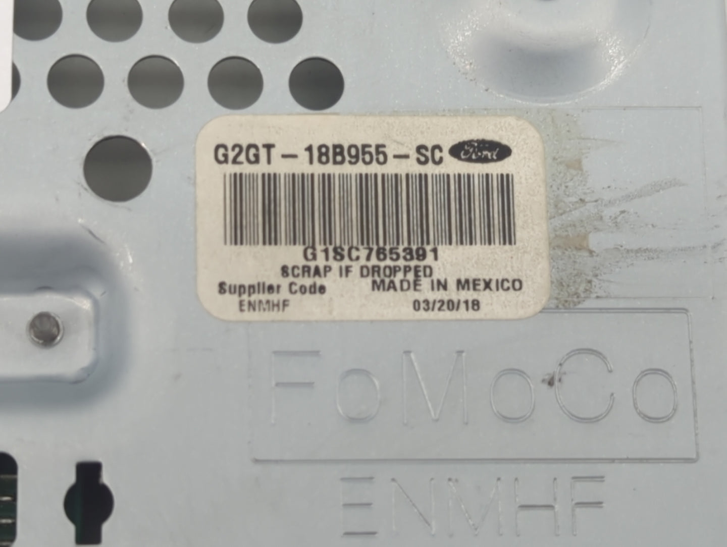 2016-2018 Ford Edge Information Display Screen - Oemusedautoparts1.com