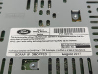 2018 Ford Edge Radio AM FM Cd Player Receiver Replacement P/N:FT4T-19C107-GE Fits OEM Used Auto Parts - Oemusedautoparts1.co