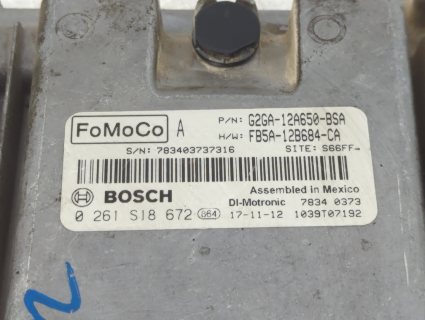 2015-2018 Ford Edge PCM Engine Control Computer ECU ECM PCU OEM P/N:G2GA-12A650-BSA Fits Fits 2015 2016 2017 2018 2019 OEM U