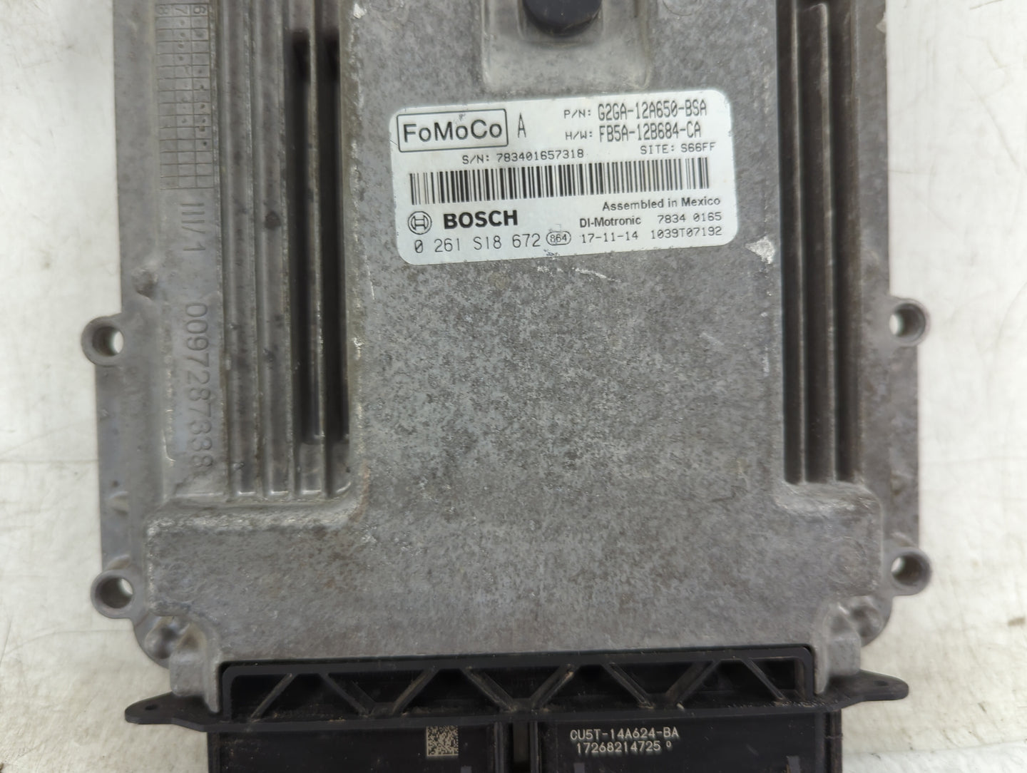 2015-2018 Ford Edge PCM Engine Control Computer ECU ECM PCU OEM P/N:G2GA-12A650-BSA FB5A-12B684-CA Fits OEM Used Auto Parts 
