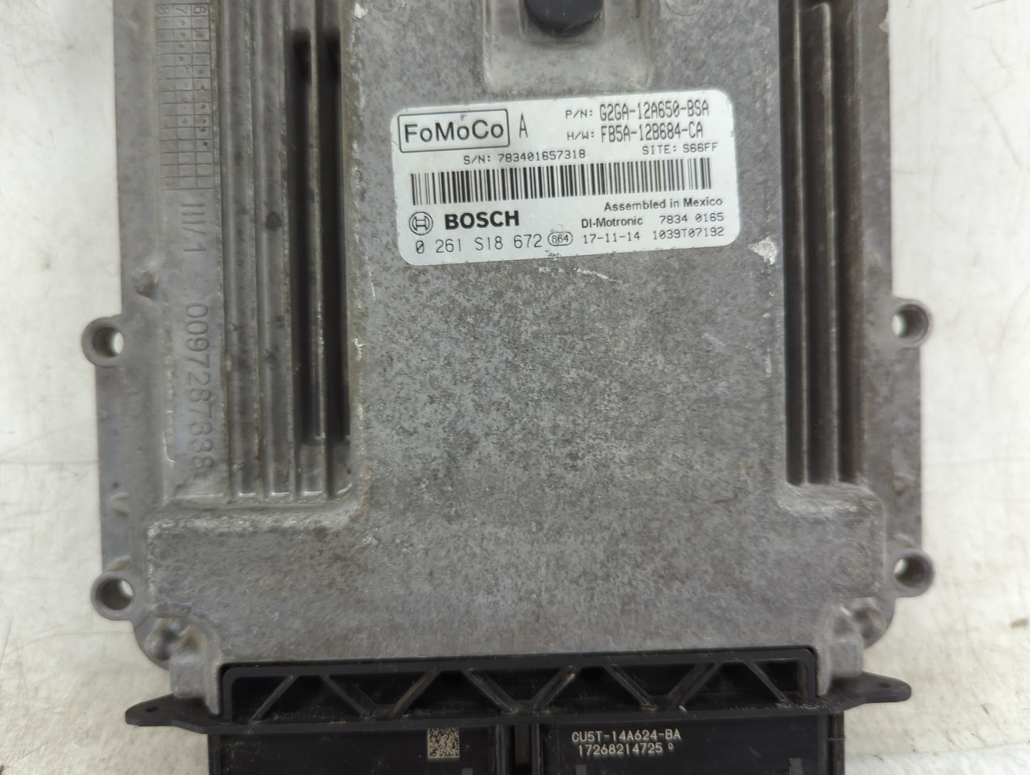 2015-2018 Ford Edge PCM Engine Control Computer ECU ECM PCU OEM P/N:G2GA-12A650-BSA FB5A-12B684-CA Fits OEM Used Auto Parts 