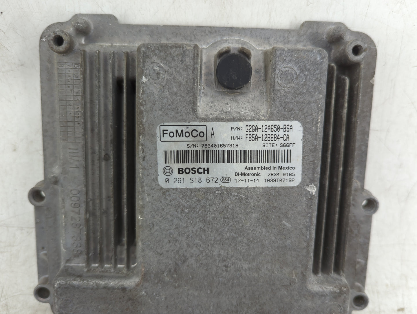 2015-2018 Ford Edge PCM Engine Control Computer ECU ECM PCU OEM P/N:G2GA-12A650-BSA FB5A-12B684-CA Fits OEM Used Auto Parts 