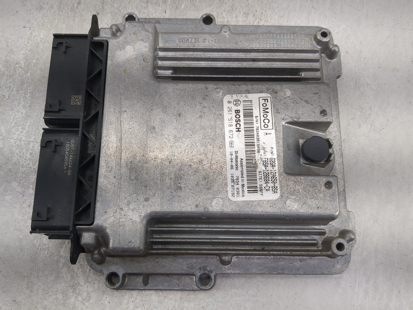 2015-2018 Ford Edge PCM Engine Control Computer ECU ECM PCU OEM P/N:FB5A-12B684-CA G2GA-12A650-BSA Fits OEM Used Auto Parts 
