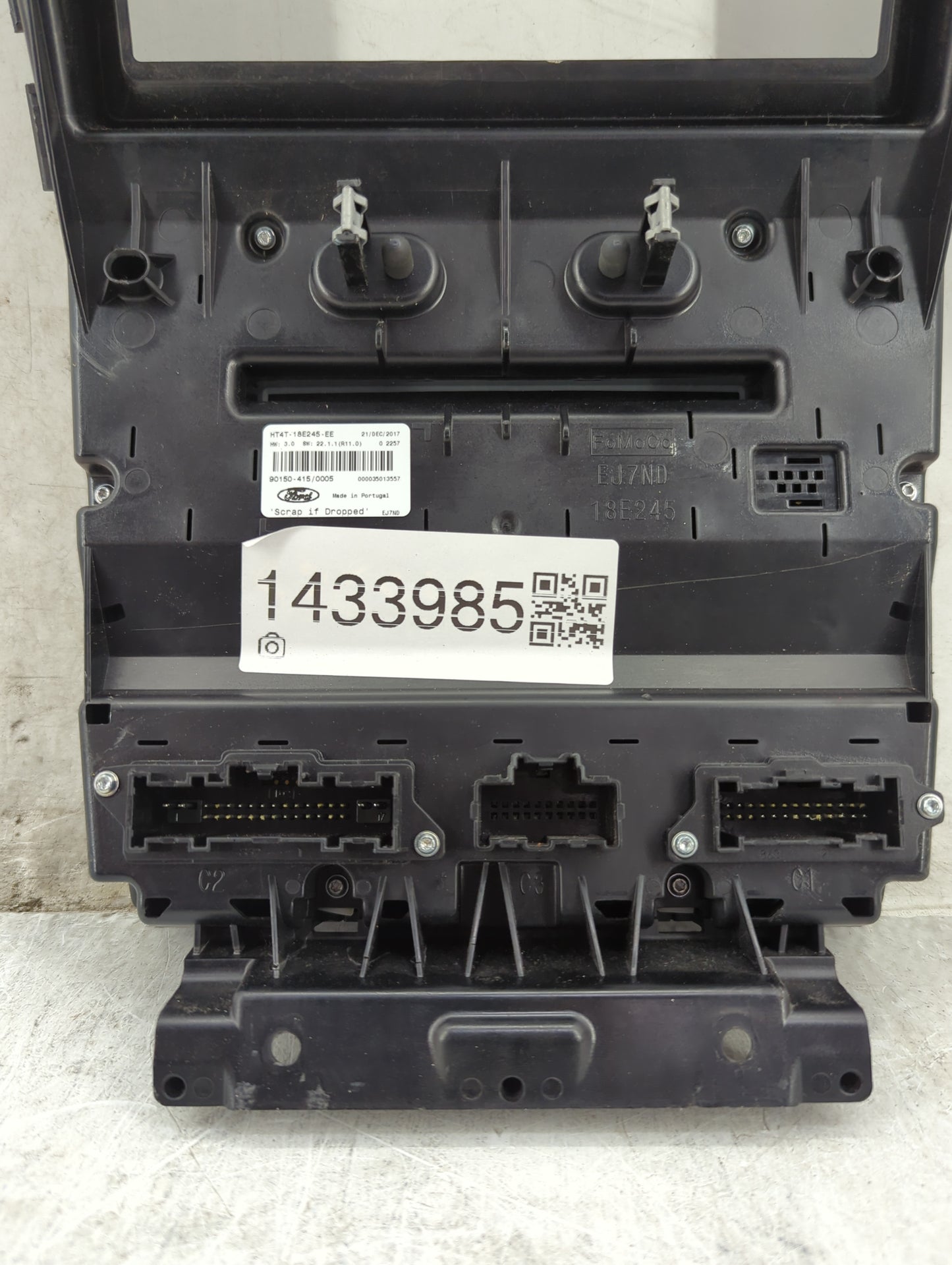 2017-2018 Ford Edge Radio Control Panel Black - Oemusedautoparts1.com