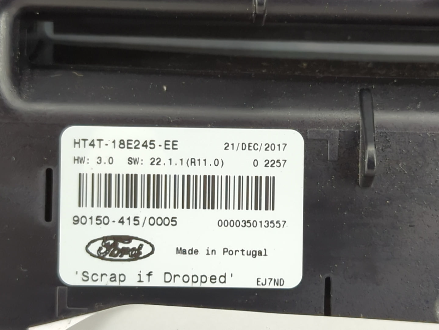 2017-2018 Ford Edge Radio Control Panel Black - Oemusedautoparts1.com