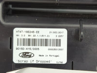 2017-2018 Ford Edge Radio Control Panel Black - Oemusedautoparts1.com
