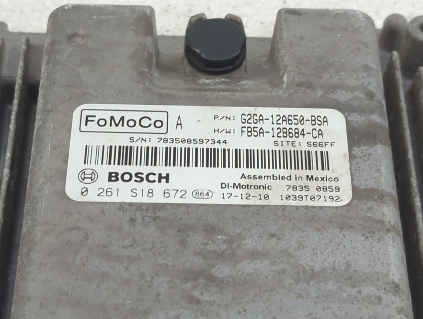 2015-2018 Ford Edge PCM Engine Control Computer ECU ECM PCU OEM P/N:G2GA-12A650-BSA FB5A-12B684-CA Fits OEM Used Auto Parts 
