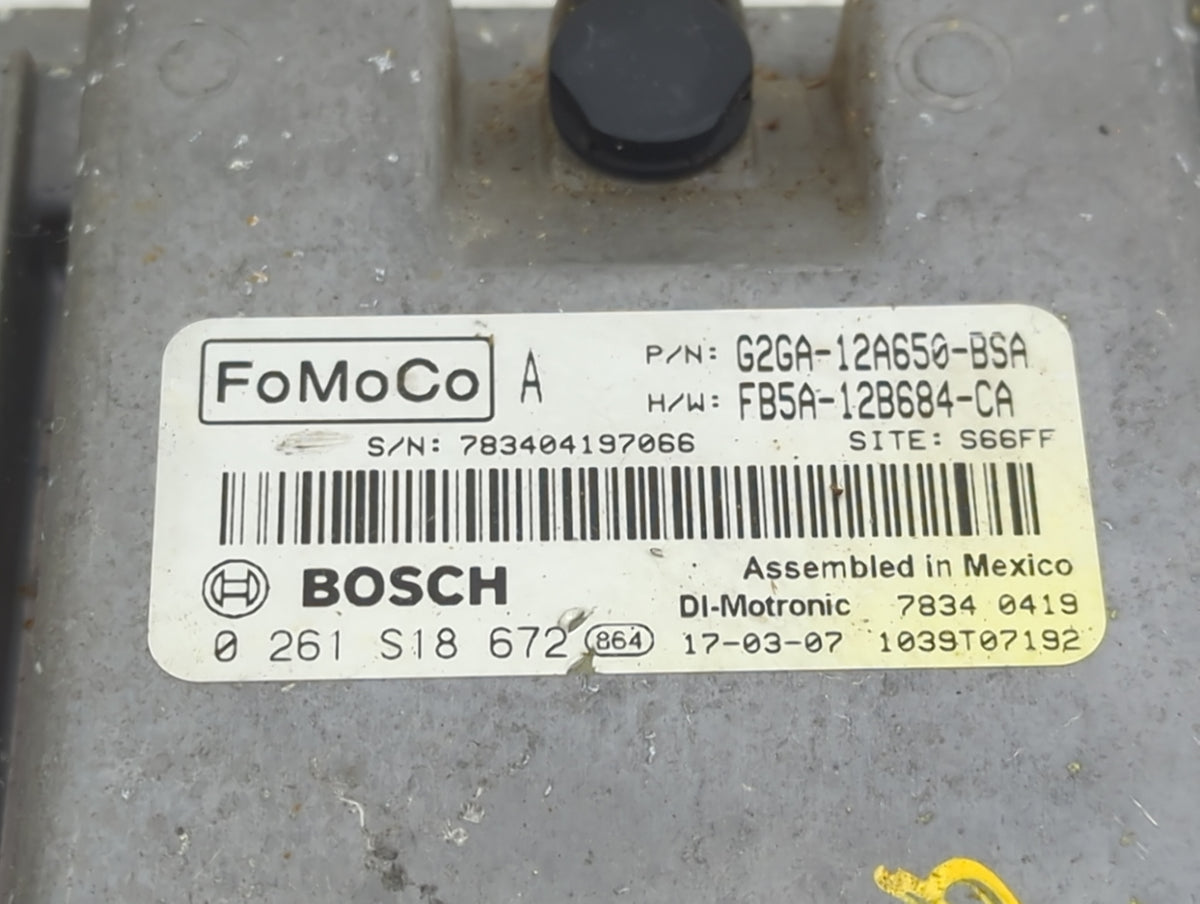 2015-2018 Ford Edge PCM Engine Control Computer ECU ECM PCU OEM P/N:G2GA-12A650-BSA FB5A-12B684-CA Fits 2015 2016 2017 2018 