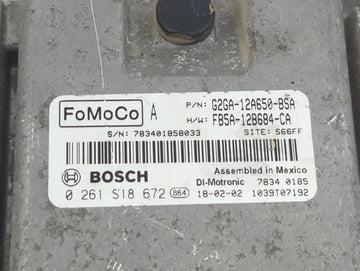 2015-2018 Ford Edge PCM Engine Control Computer ECU ECM PCU OEM P/N:G2GA-12A650-BSA FB5A-12B684-CA Fits OEM Used Auto Parts
