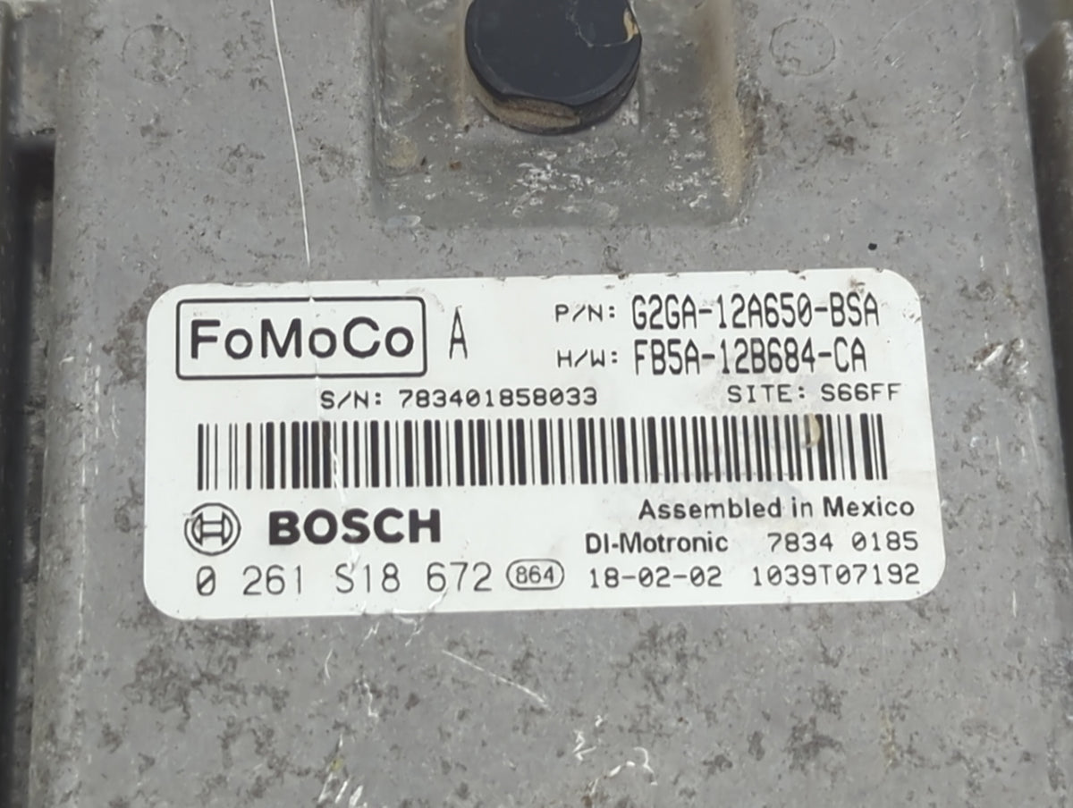 2015-2018 Ford Edge PCM Engine Control Computer ECU ECM PCU OEM P/N:G2GA-12A650-BSA FB5A-12B684-CA Fits 2015 2016 2017 2018 