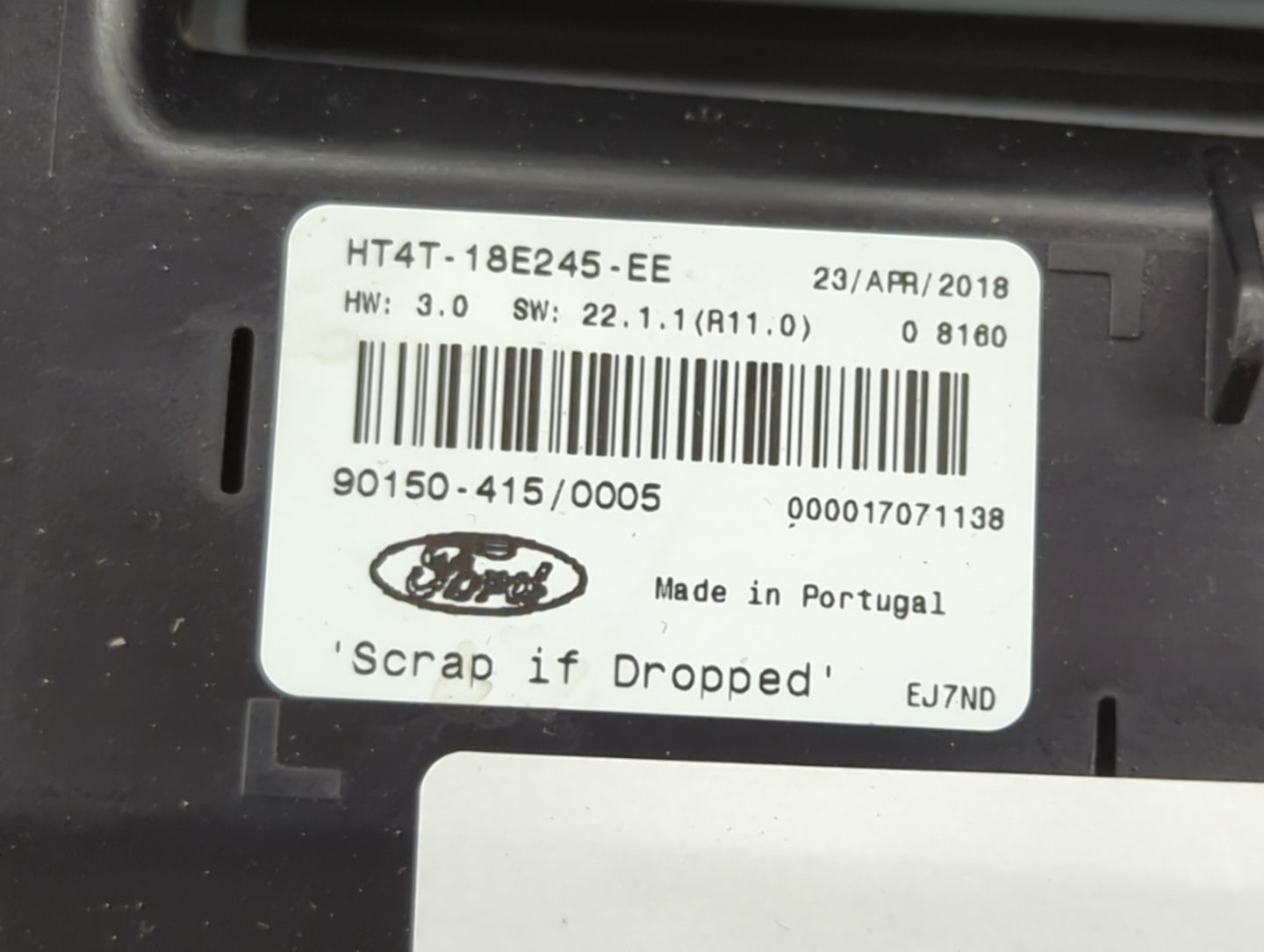 2017-2018 Ford Edge Radio Control Panel - Oemusedautoparts1.com