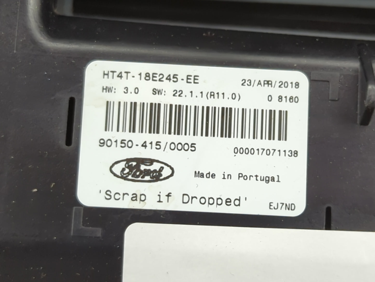 2017-2018 Ford Edge Radio Control Panel - Oemusedautoparts1.com
