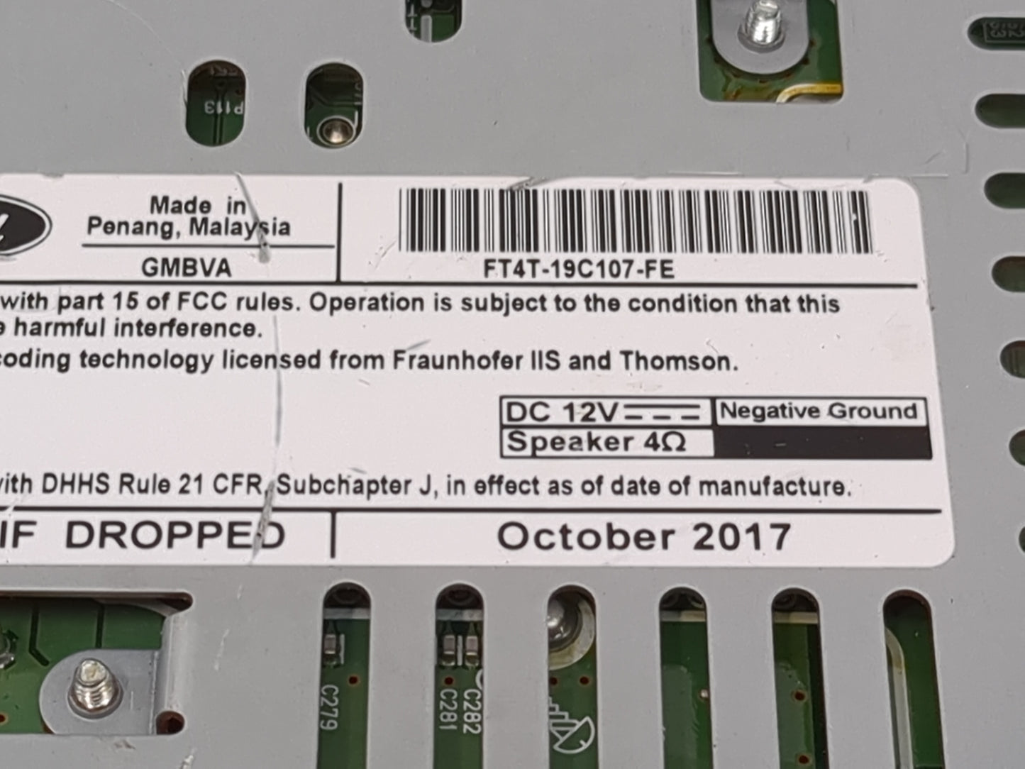 2015-2018 Ford Edge Radio Control Panel 1467344 - Oemusedautoparts1.com