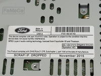 2015-2018 Ford Edge Radio AM FM Cd Player Receiver Replacement P/N:FT4T-19C107-FD GMBVA Fits Fits 2015 2016 2017 2018 OEM Us