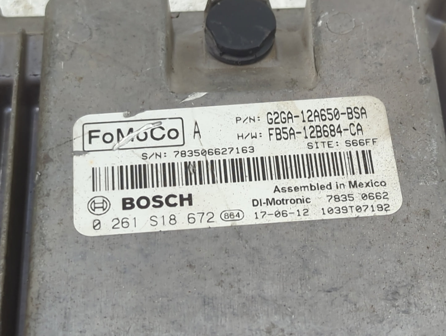 2015-2018 Ford Edge PCM Engine Control Computer ECU ECM PCU OEM P/N:G2GA-12A650-BSA FB5A-12B684-CA Fits OEM Used Auto Parts 