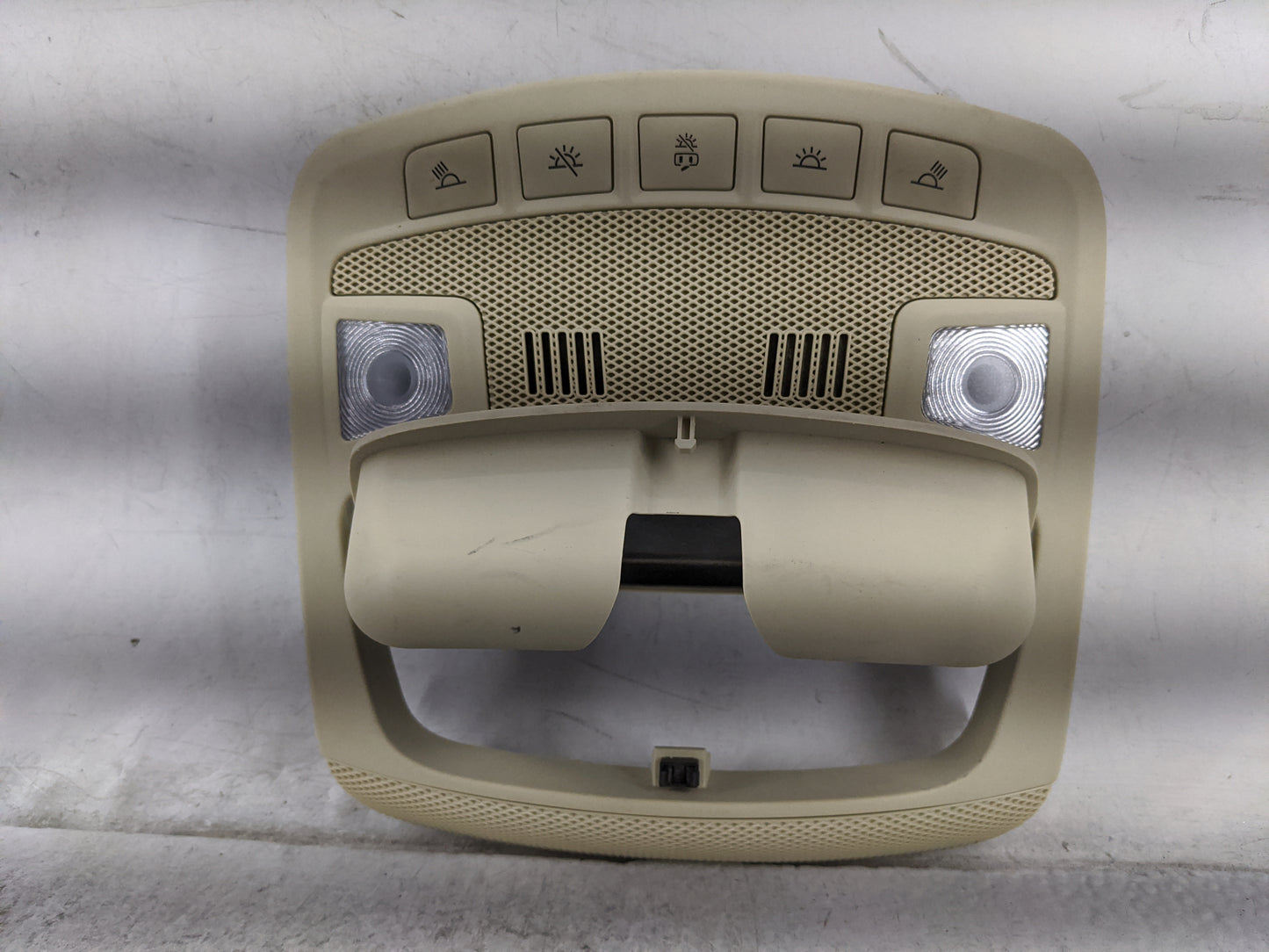 2018 Ford Edge Overhead Roof Console Tan - Oemusedautoparts1.com