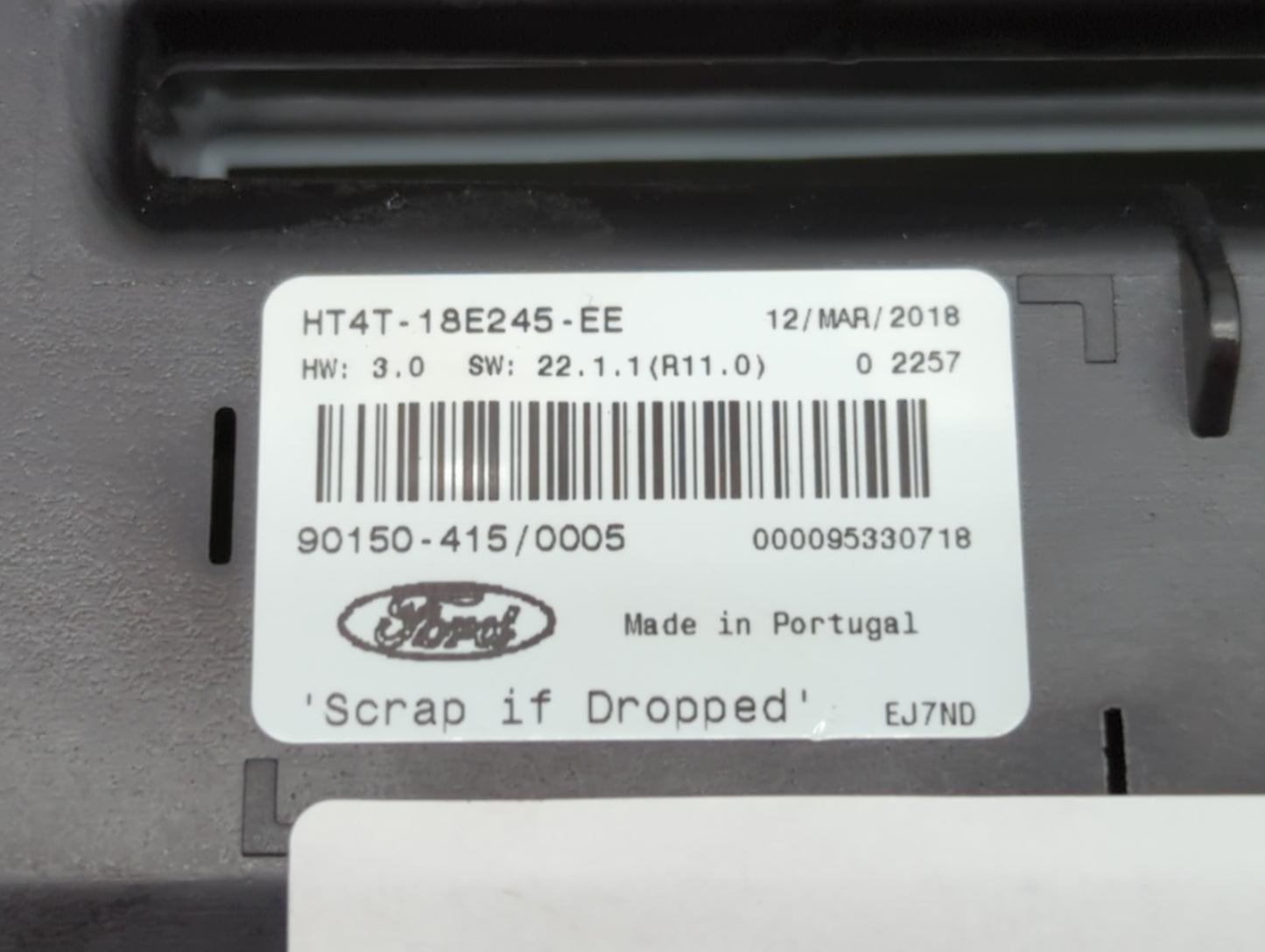 2017-2018 Ford Edge Radio Control Panel - Oemusedautoparts1.com