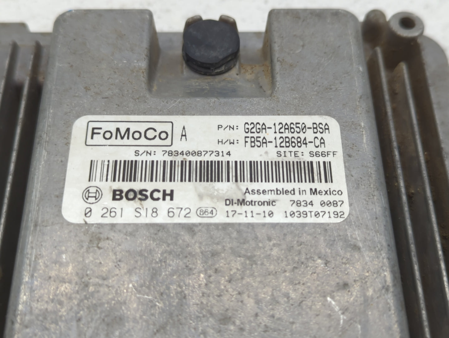 2015-2018 Ford Edge PCM Engine Control Computer ECU ECM PCU OEM P/N:G2GA-12A650-BSA CU5T-14A624-BA Fits OEM Used Auto Parts 