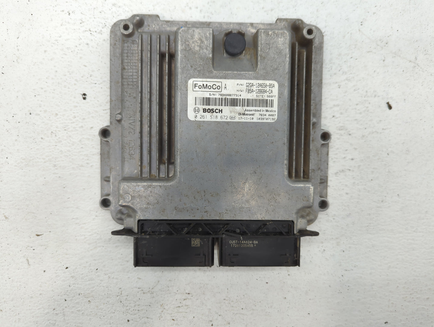2015-2018 Ford Edge PCM Engine Control Computer ECU ECM PCU OEM P/N:G2GA-12A650-BSA CU5T-14A624-BA Fits OEM Used Auto Parts 