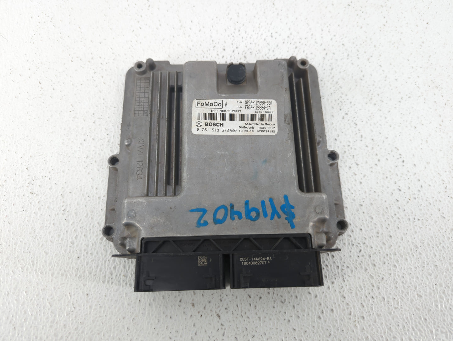 2015-2018 Ford Edge PCM Engine Control Computer ECU ECM PCU OEM P/N:FB5A-12B684-CA F2GA-12A650-AEF Fits OEM Used Auto Parts 