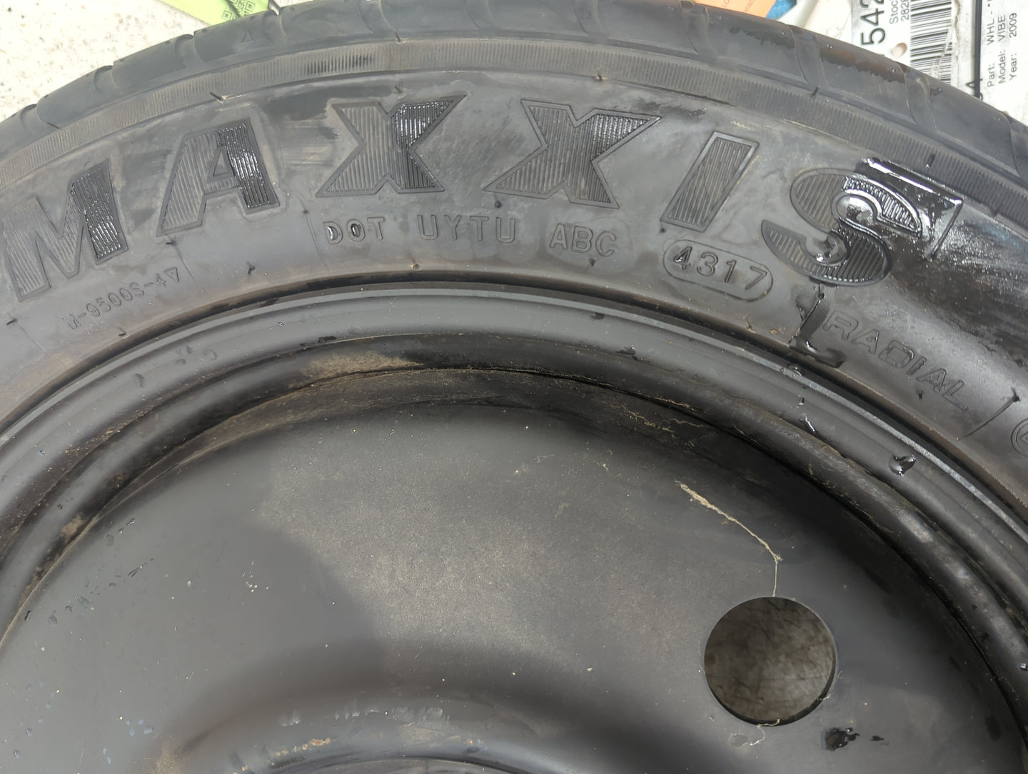 2015-2018 Ford Edge Spare Donut Tire Wheel Rim Oem 5036368 - Oemusedautoparts1.com