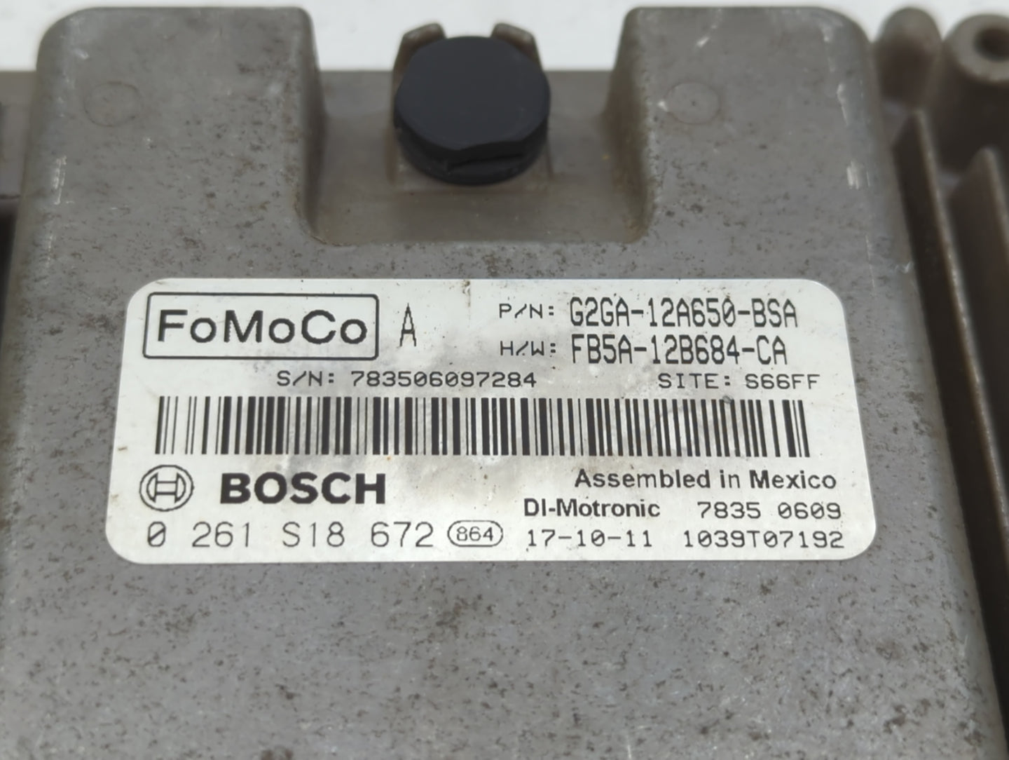 2015-2018 Ford Edge PCM Engine Control Computer ECU ECM PCU OEM P/N:G2GA-12A650-BSA FB5A-12B684-CA Fits OEM Used Auto Parts 
