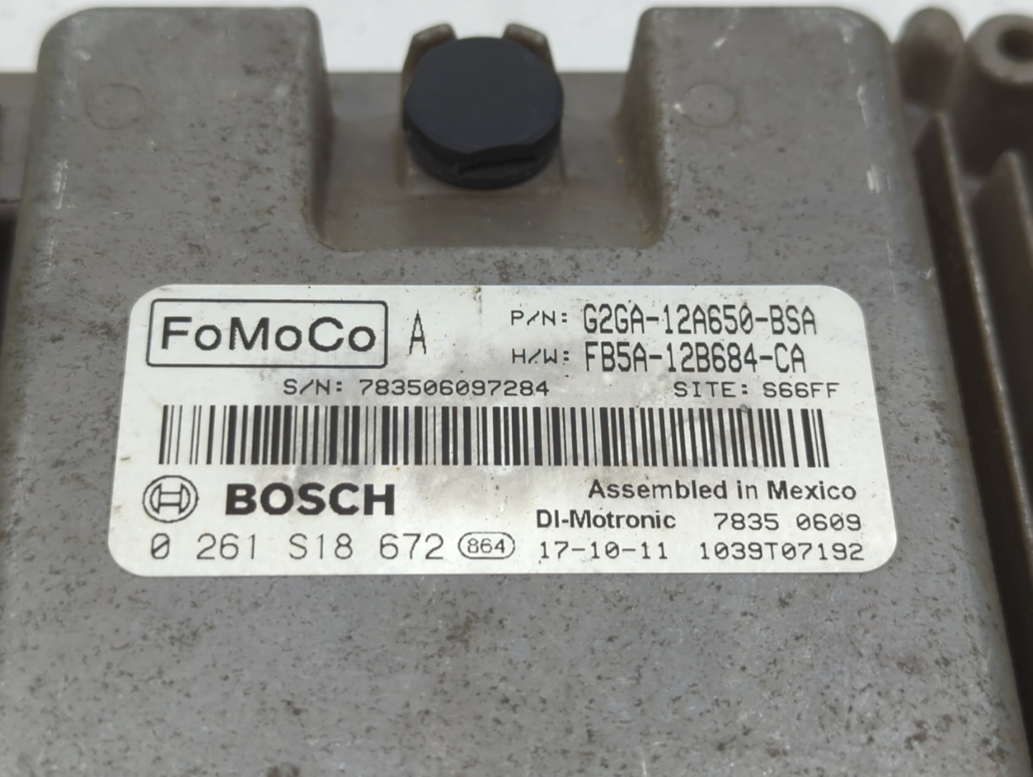 2015-2018 Ford Edge PCM Engine Control Computer ECU ECM PCU OEM P/N:G2GA-12A650-BSA FB5A-12B684-CA Fits OEM Used Auto Parts 