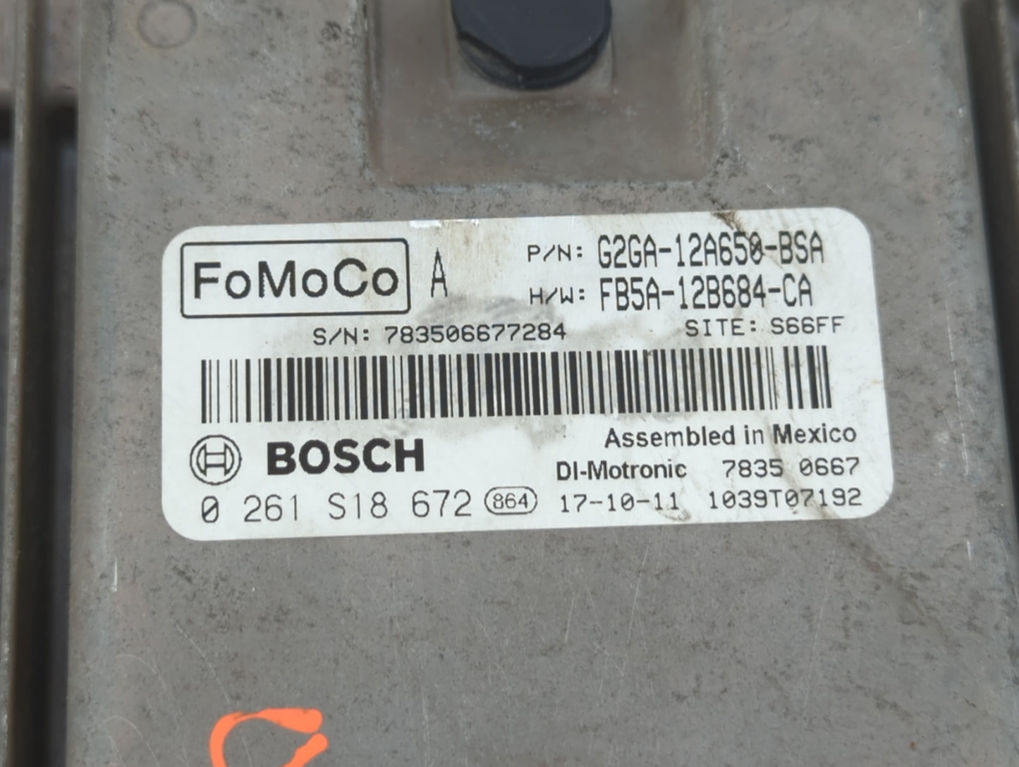 2015-2018 Ford Edge PCM Engine Control Computer ECU ECM PCU OEM P/N:FB5A-12B684-CA G2GA-12A650-BSA Fits OEM Used Auto Parts 