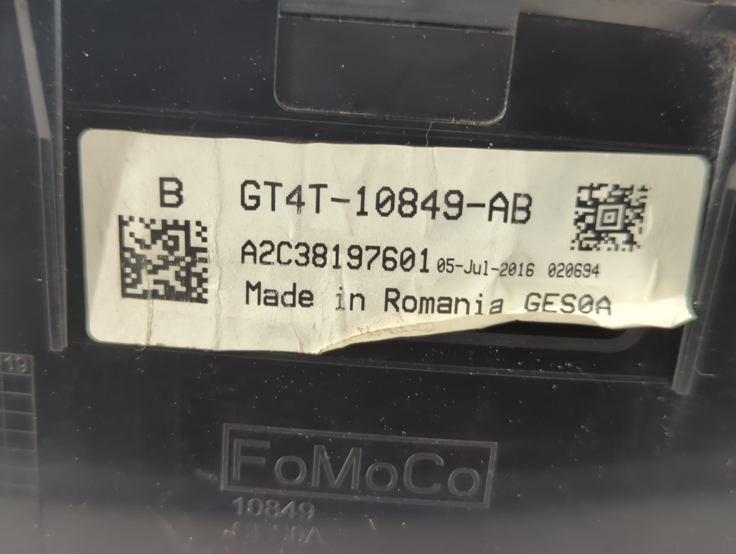 2016-2018 Ford Edge Instrument Cluster Speedometer Gauges P/N:A2C38197601 GT4T-10849-AB Fits Fits 2016 2017 2018 OEM Used Au