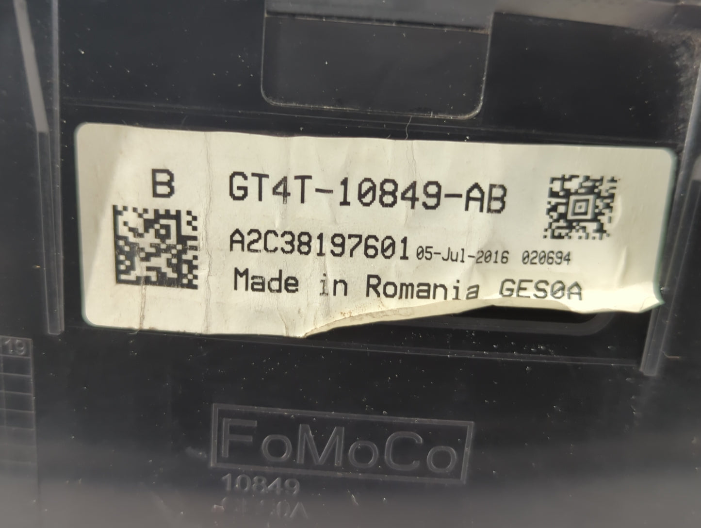 2016-2018 Ford Edge Instrument Cluster Speedometer Gauges P/N:A2C38197601 GT4T-10849-AB Fits Fits 2016 2017 2018 OEM Used Au