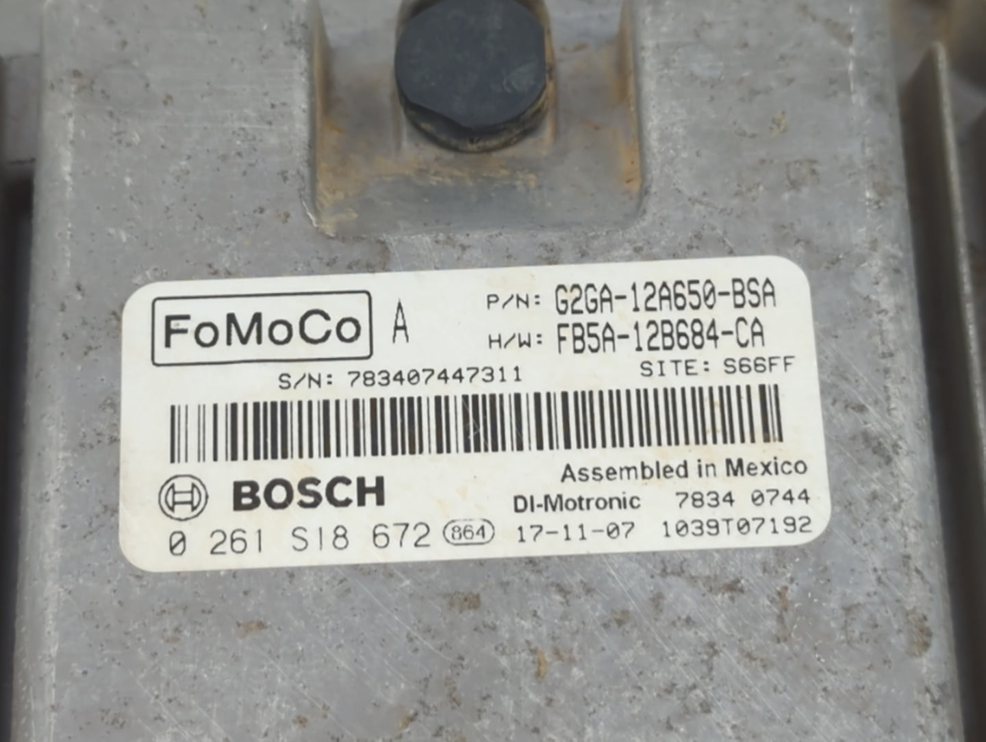 2015-2018 Ford Edge PCM Engine Control Computer ECU ECM PCU OEM P/N:G2GA-12A650-BSA Fits Fits 2015 2016 2017 2018 2019 OEM U