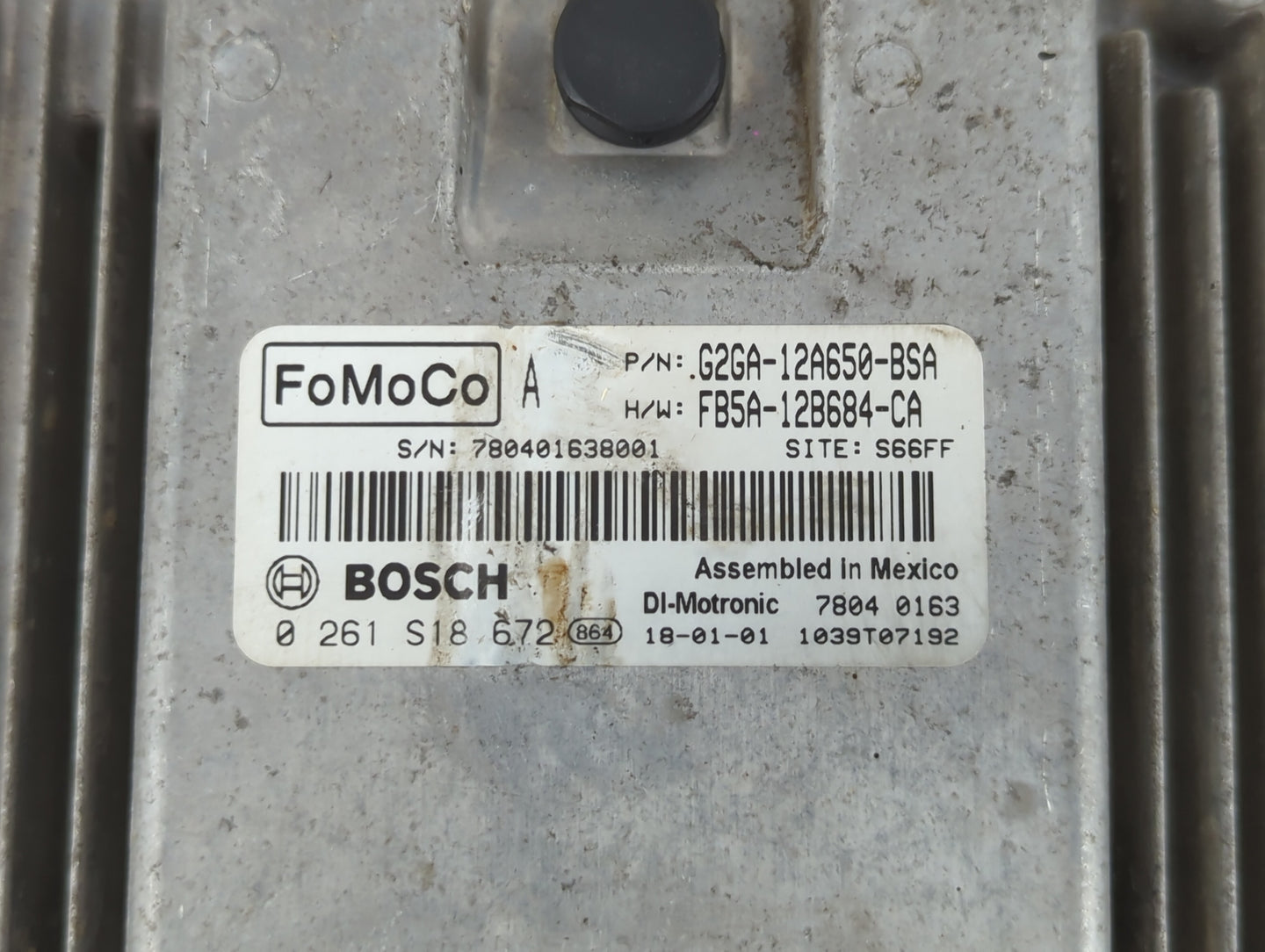 2015-2018 Ford Edge PCM Engine Control Computer ECU ECM PCU OEM P/N:FB5A-12B684-CA G2GA-12A650-BSA Fits OEM Used Auto Parts 