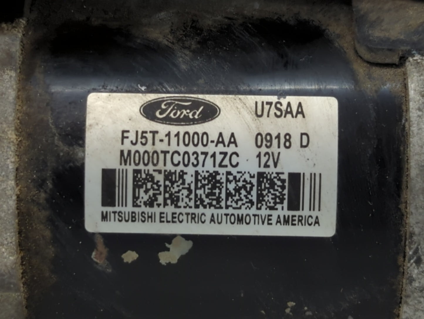 2014-2018 Ford Edge Car Starter Motor Solenoid OEM P/N:M000TC0371ZC FJ5T-11000-AA Fits OEM Used Auto Parts - Oemusedautopart