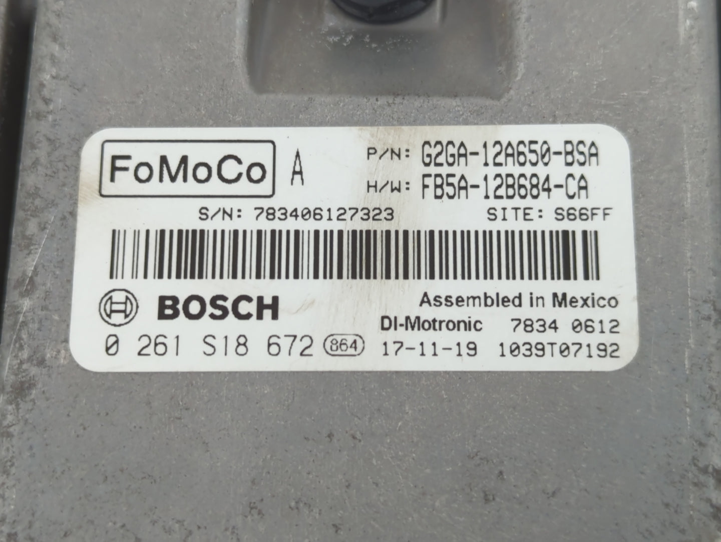 2015-2018 Ford Edge PCM Engine Control Computer ECU ECM PCU OEM P/N:G2GA-12A650-BSA Fits Fits 2015 2016 2017 2018 2019 OEM U