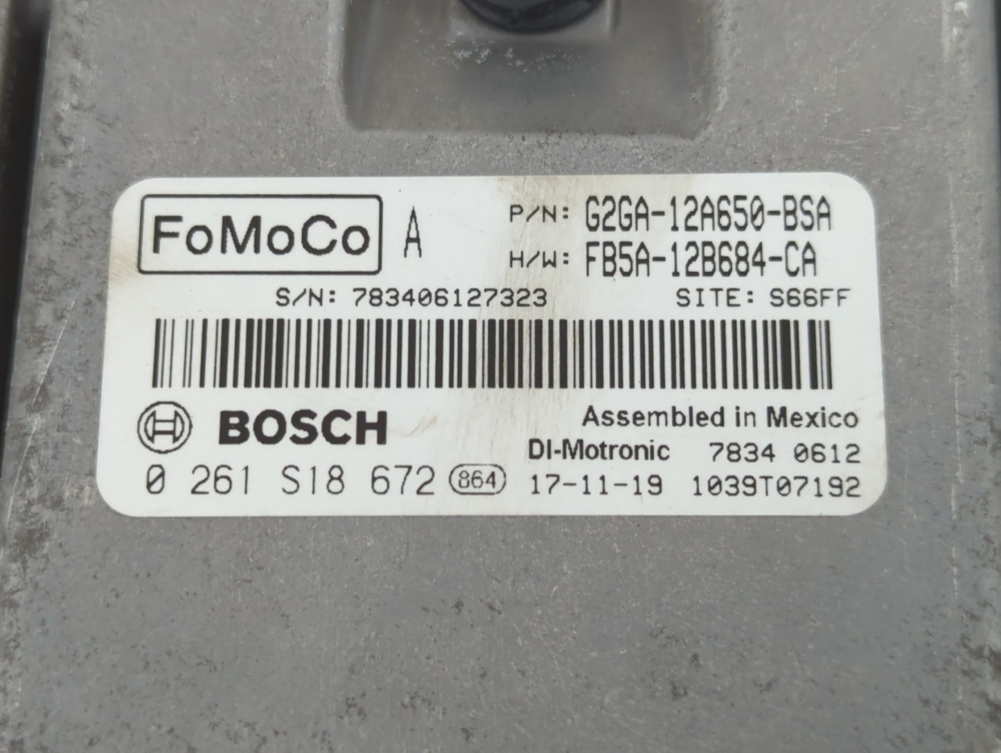 2015-2018 Ford Edge PCM Engine Control Computer ECU ECM PCU OEM P/N:G2GA-12A650-BSA Fits Fits 2015 2016 2017 2018 2019 OEM U