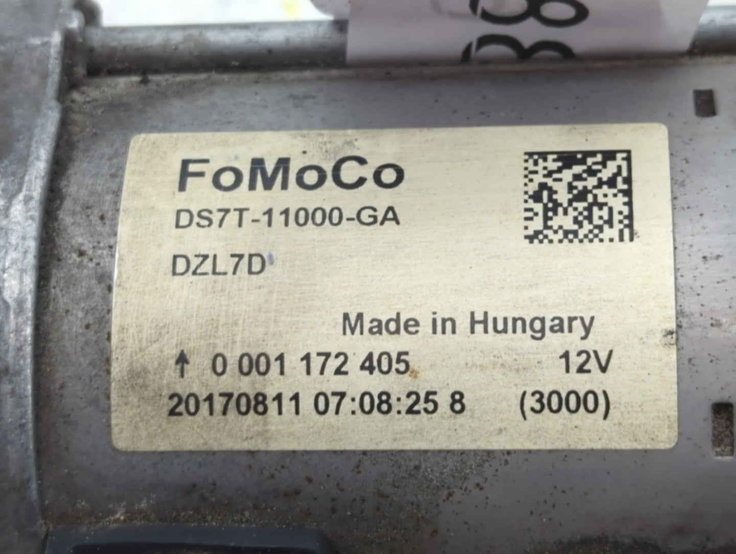 2014-2018 Ford Edge Car Starter Motor Solenoid OEM P/N:0 001 172 405 DS7T-11000-GA Fits OEM Used Auto Parts - Oemusedautopar