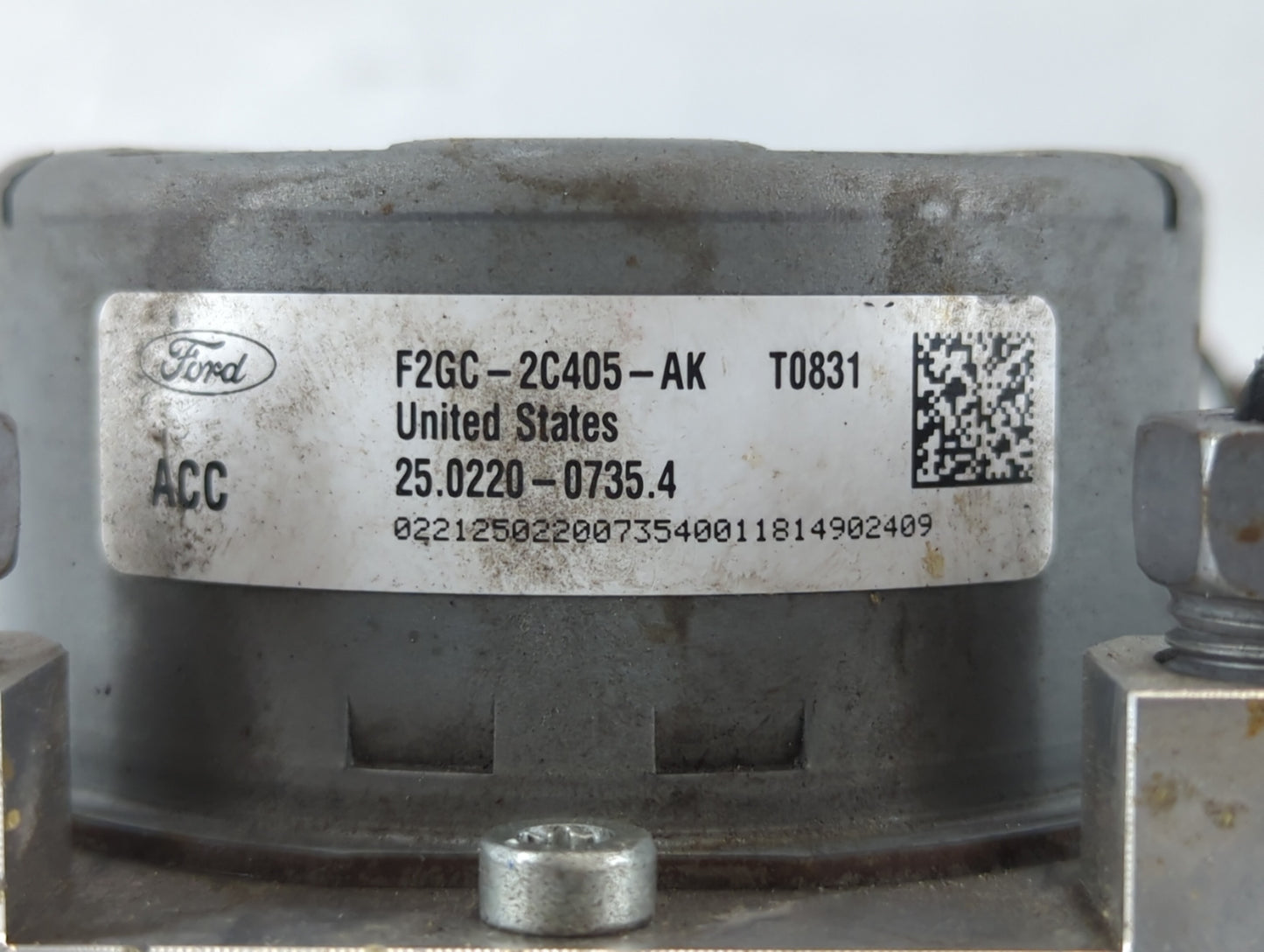 2015-2018 Ford Edge ABS Pump Control Module Replacement P/N:F2GC-2C405-AK Fits Fits 2015 2016 2017 2018 OEM Used Auto Parts 