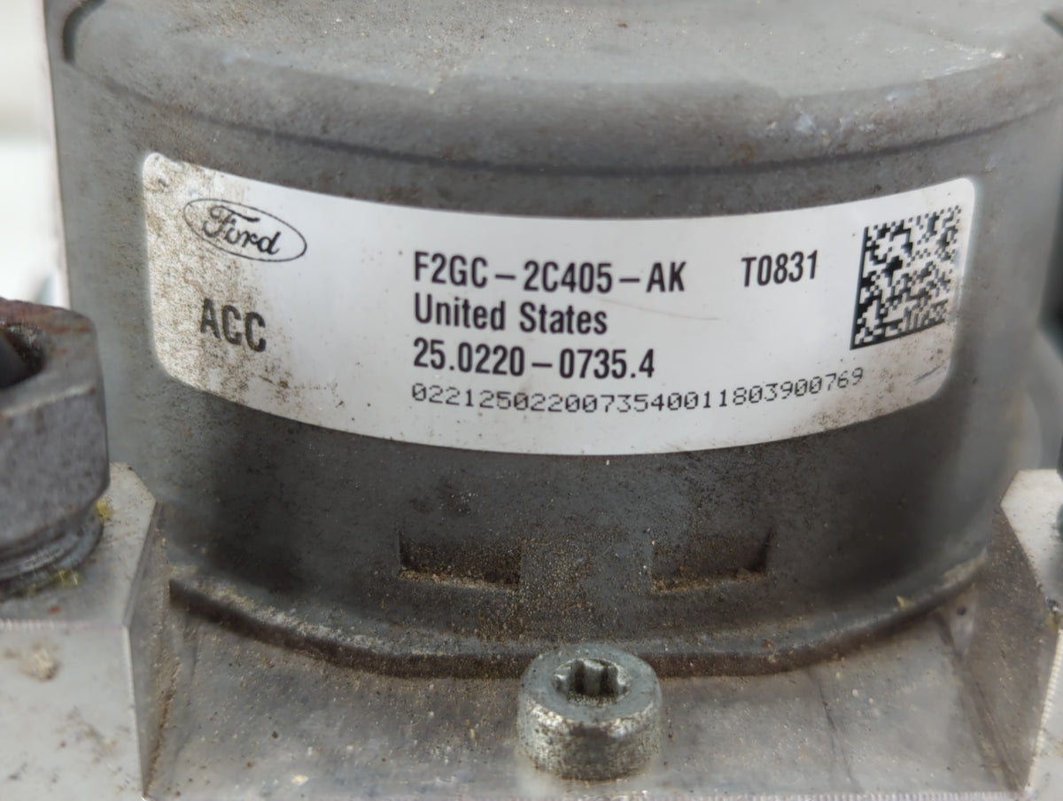 2015-2018 Ford Edge Anti-Lock Brake ABS Pump Module Actuator OEM P/N:F2GC-2C405-AK Fits Fits 2015 2016 2017 2018 OEM Used Au